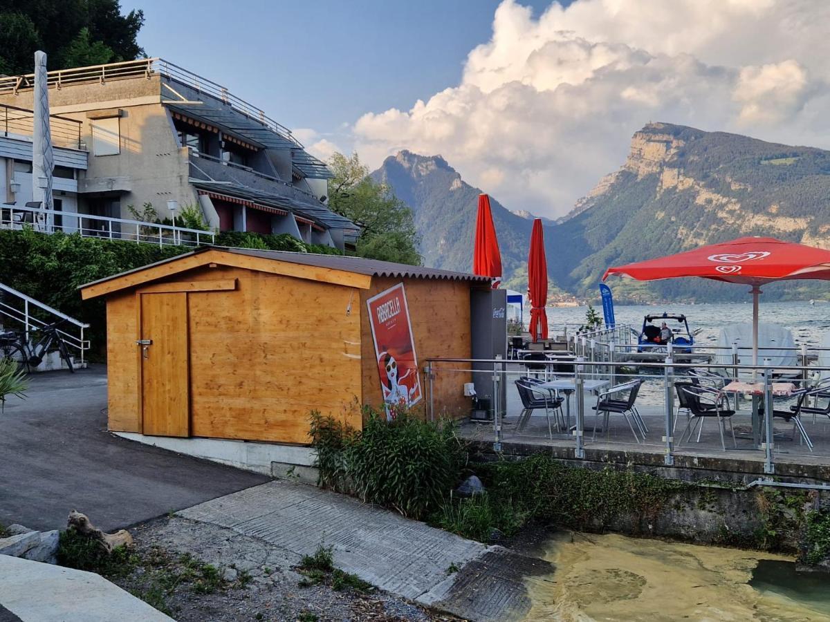 Hotel Chalet Bellerive Spiez Bagian luar foto
