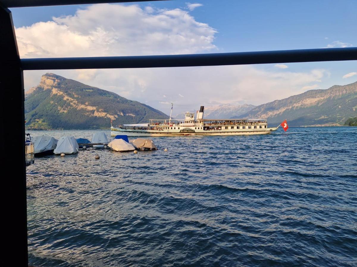 Hotel Chalet Bellerive Spiez Bagian luar foto