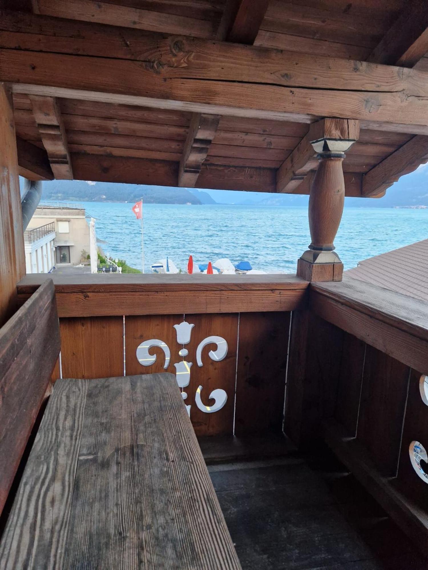 Hotel Chalet Bellerive Spiez Bagian luar foto